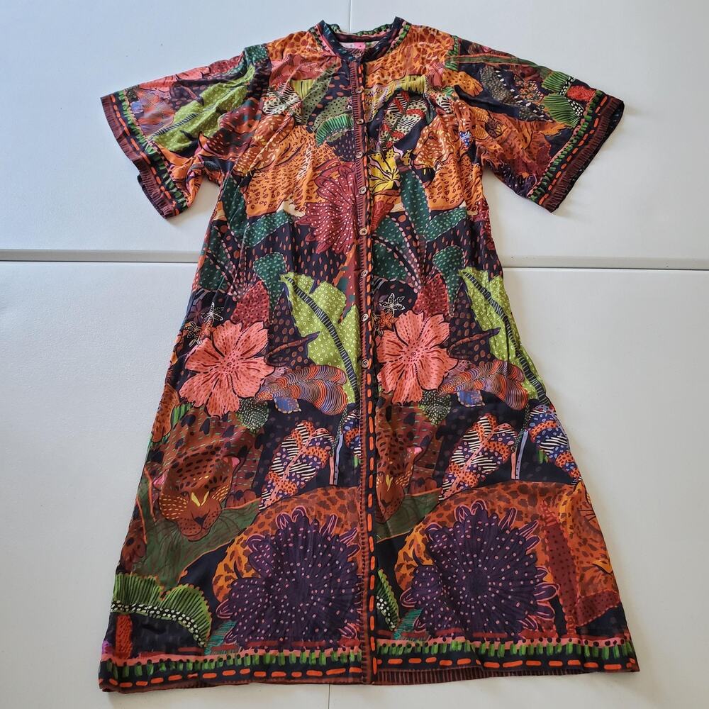 FARM Rio Multicolor Floral Midi Dress